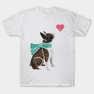 Watercolour Boston Terrier T-Shirt